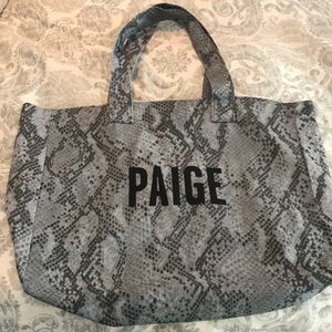 Paige Canvas Tote Bag